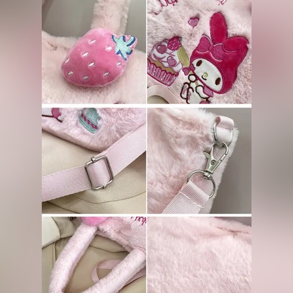 ‼️SOLD‼️NWT Sanrio My Melody Plush Bag - Picture 12 of 12